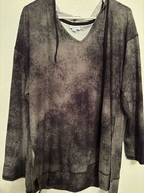 Lularoe Eliza Hooded Long Sleeve Top 3XL